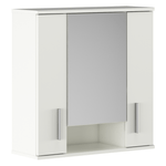 Casa si Gradina - Mobilier - Mobilier baie - Comode baie - Dulap suspendat cu oglinda, alb mat, LESSY NEW 01 - Infinity.ro