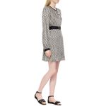 Fashion, accesorii si bijuterii - Femei - Imbracaminte femei - Rochii femei - Rochie dama mini Liu Jo cu cordon in talie CF3233TS531 - Infinity.ro
