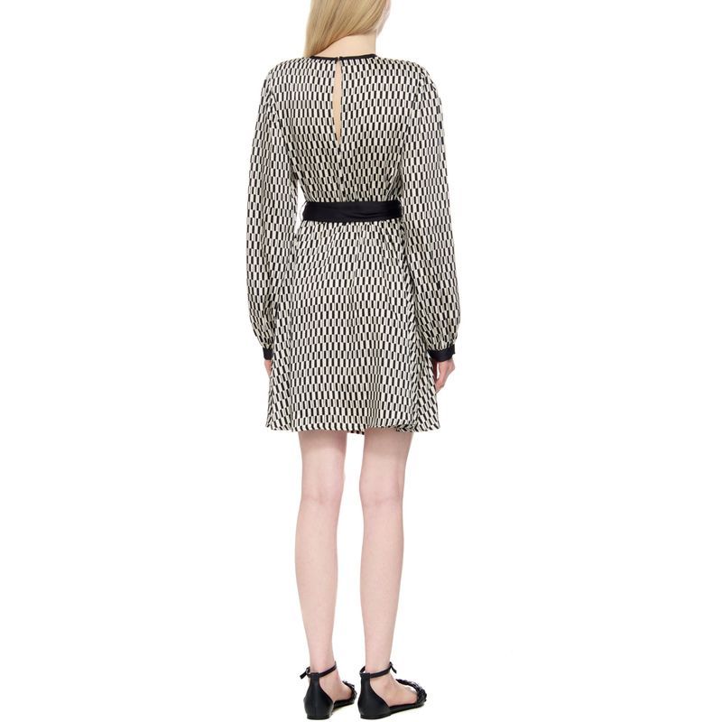 Fashion, accesorii si bijuterii - Femei - Imbracaminte femei - Rochii femei - Rochie dama mini Liu Jo cu cordon in talie CF3233TS531 - Infinity.ro