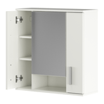 Casa si Gradina - Mobilier - Mobilier baie - Comode baie - Dulap suspendat cu oglinda, alb mat, LESSY NEW 01 - Infinity.ro