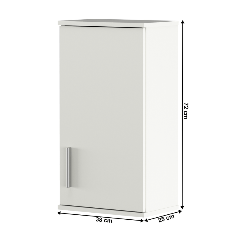 Casa si Gradina - Mobilier - Mobilier baie - Comode baie - Dulap suspendat, alb mat LESSY NEW 04 - Infinity.ro