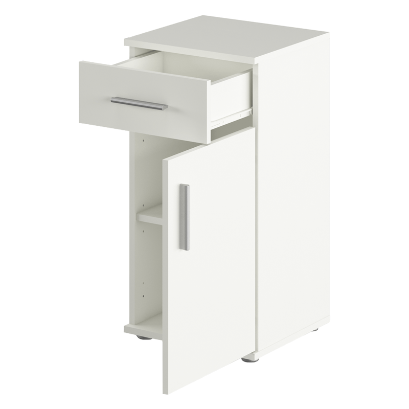 Casa si Gradina - Mobilier - Mobilier baie - Comode baie - Dulap inferior, alb mat, LESSY NEW 03 - Infinity.ro