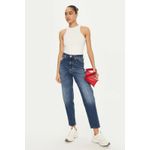 Fashion, accesorii si bijuterii - Femei - Imbracaminte femei - Pantaloni femei - Blugi dama mom-fit cu talie inalta Tommy Jeans DW0DW20224 - Infinity.ro