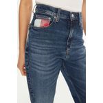 Fashion, accesorii si bijuterii - Femei - Imbracaminte femei - Pantaloni femei - Blugi dama mom-fit cu talie inalta Tommy Jeans DW0DW20224 - Infinity.ro