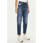Fashion, accesorii si bijuterii - Femei - Imbracaminte femei - Pantaloni femei - Blugi dama mom-fit cu talie inalta Tommy Jeans DW0DW20224 - Infinity.ro