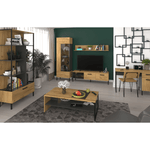 Casa si Gradina - Mobilier - Mese si birouri - Masute de cafea - Masuta de cafea 120, stejar craf auriu/antracit, SANTANA - Infinity.ro