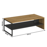 Casa si Gradina - Mobilier - Mese si birouri - Masute de cafea - Masuta de cafea 120, stejar craf auriu/antracit, SANTANA - Infinity.ro