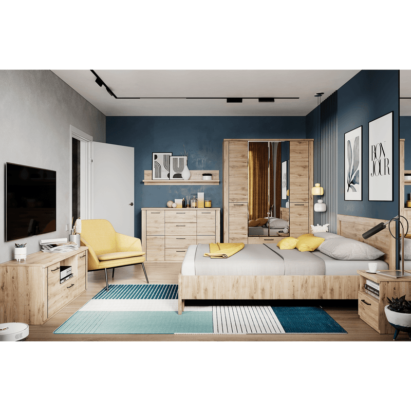 Casa si Gradina - Mobilier - Biblioteci si rafturi - Etajere - Raft 135, stejar navarra, DORSI - Infinity.ro