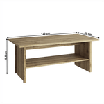 Casa si Gradina - Mobilier - Mese si birouri - Masute de cafea - Masuta de cafea 120, stejar navarra, DORSI - Infinity.ro
