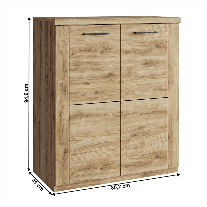 Casa si Gradina - Mobilier - Comode si corpuri - Comode - Comoda 2D, stejar navarra, DORSI - Infinity.ro