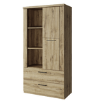 Casa si Gradina - Mobilier - Biblioteci si rafturi - Etajere - Raft deschis 1D2S, stejar navarra, DORSI - Infinity.ro