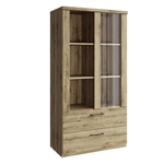 Casa si Gradina - Mobilier - Comode si corpuri - Corpuri bucatarie - Vitrina joasa 1W2S, stejar navarra, DORSI - Infinity.ro