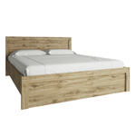 Casa si Gradina - Mobilier - Paturi si accesorii - Paturi - Pat, 140x200, stejar navarra, DORSI - Infinity.ro