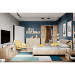 Casa si Gradina - Mobilier - Paturi si accesorii - Paturi - Pat, 120x200, stejar navarra, DORSI - Infinity.ro
