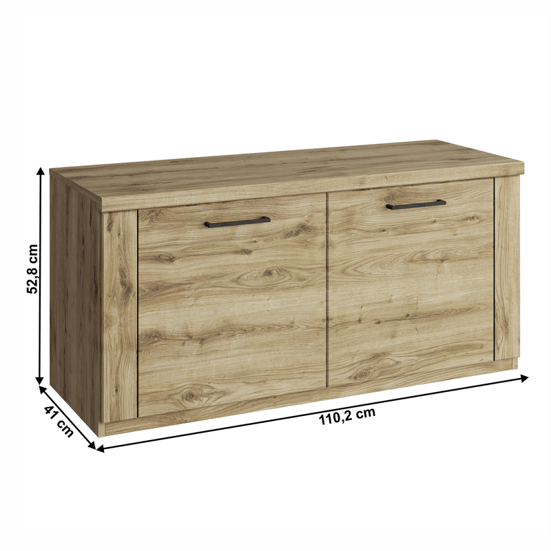 Casa si Gradina - Mobilier - Dulapuri si sifoniere - Dulapuri pantofi - Dulap de pantofi 2D, stejar navarra, DORSI - Infinity.ro