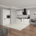 Casa si Gradina - Mobilier - Seturi de mobilier - Seturi bucatarie - Dulap inferior, alb, LULA 40D 1F BB - Infinity.ro