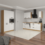 Casa si Gradina - Mobilier - Seturi de mobilier - Seturi bucatarie - Dulap superior, alb/stejar artizan, LULA 30 G-72 1F - Infinity.ro