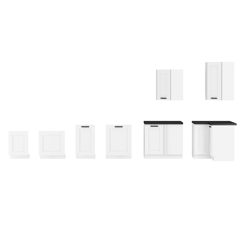 Casa si Gradina - Mobilier - Seturi de mobilier - Seturi bucatarie - Dulap inferior, alb, LULA 40D 1F BB - Infinity.ro