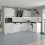 Casa si Gradina - Mobilier - Seturi de mobilier - Seturi bucatarie - Dulap inferior, alb, LULA 40D 1F BB - Infinity.ro