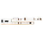 Casa si Gradina - Mobilier - Seturi de mobilier - Seturi bucatarie - Dulap superior, alb/stejar artizan, LULA 45 G-72 1F - Infinity.ro