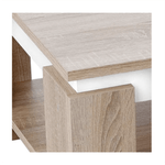Casa si Gradina - Mobilier - Mese si birouri - Masute de cafea - Masuta de cafea, stejar sonoma/alba, PIANI - Infinity.ro