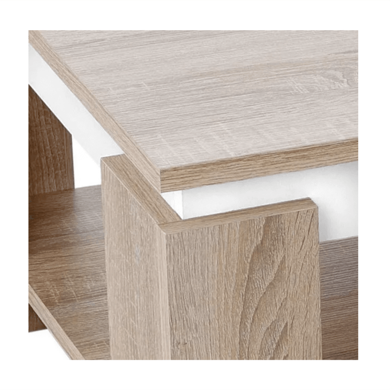 Casa si Gradina - Mobilier - Mese si birouri - Masute de cafea - Masuta de cafea, stejar sonoma/alba, PIANI - Infinity.ro