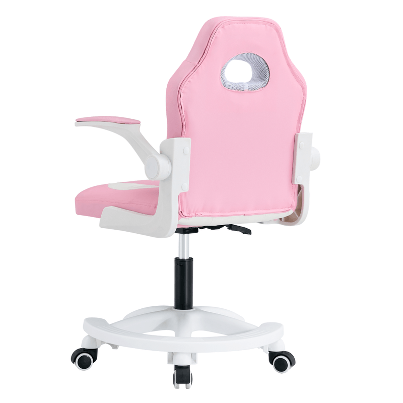 Casa si Gradina - Mobilier - Scaune si fotolii - Scaune - Scaun rotativ, roz / alb, ODELIA - Infinity.ro