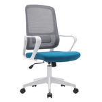 Casa si Gradina - Mobilier - Scaune si fotolii - Scaune - Scaun de birou, gri / petrol / alb, SALOMO TIP 1 - Infinity.ro
