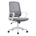 Casa si Gradina - Mobilier - Scaune si fotolii - Scaune - Scaun de birou, gri / alb, SALOMO TIP 1 - Infinity.ro