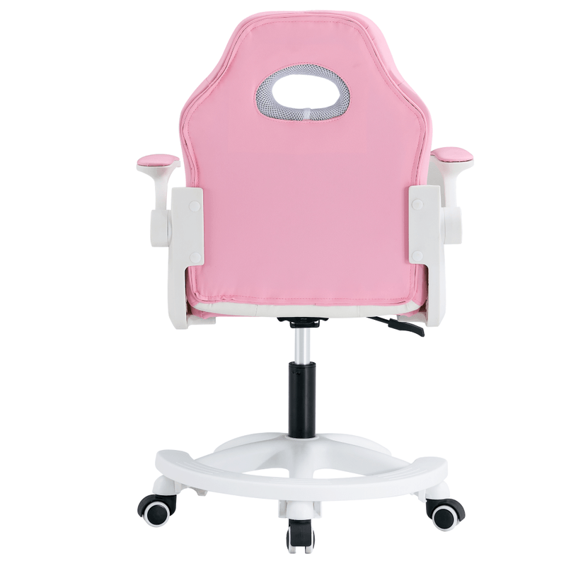 Casa si Gradina - Mobilier - Scaune si fotolii - Scaune - Scaun rotativ, roz / alb, ODELIA - Infinity.ro