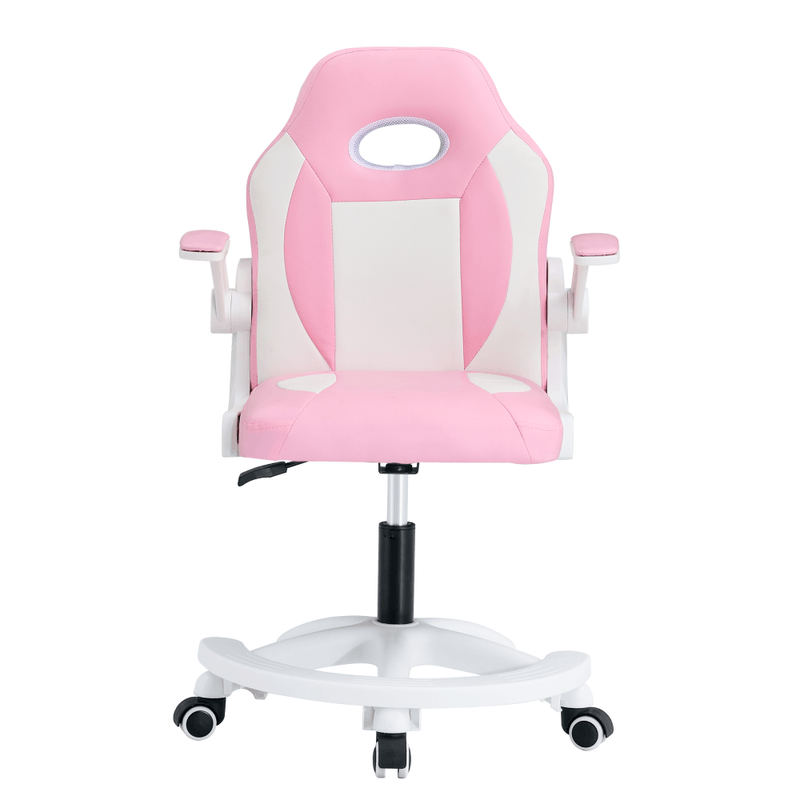 Casa si Gradina - Mobilier - Scaune si fotolii - Scaune - Scaun rotativ, roz / alb, ODELIA - Infinity.ro