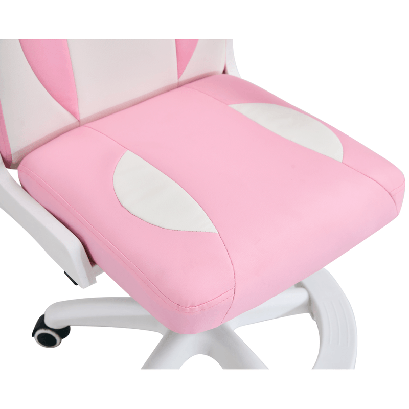 Casa si Gradina - Mobilier - Scaune si fotolii - Scaune - Scaun rotativ, roz / alb, ODELIA - Infinity.ro