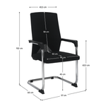 Casa si Gradina - Mobilier - Scaune si fotolii - Scaune - Scaun de conferinta, negru, RAVIL - Infinity.ro