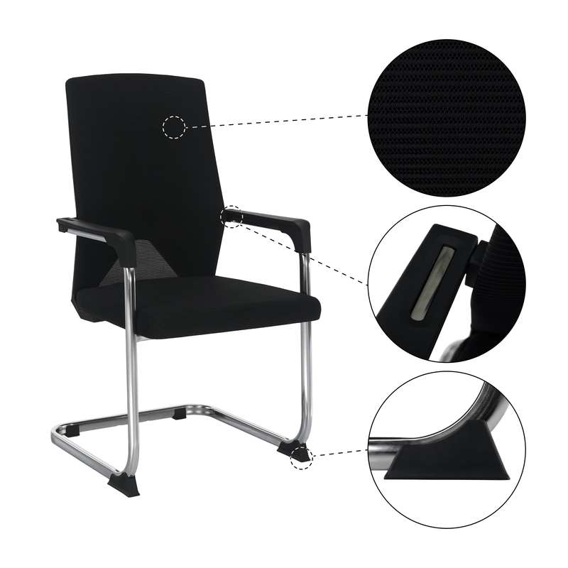 Casa si Gradina - Mobilier - Scaune si fotolii - Scaune - Scaun de conferinta, negru, RAVIL - Infinity.ro