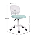 Casa si Gradina - Mobilier - Scaune si fotolii - Scaune - Scaun rotativ, neomint/alb, SELVA - Infinity.ro