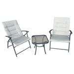 Casa si Gradina - Gradina si terasa - Mobilier exterior - Seturi mobila gradina - Set gradina 1+2, gri / gri inchis, MUSON - Infinity.ro