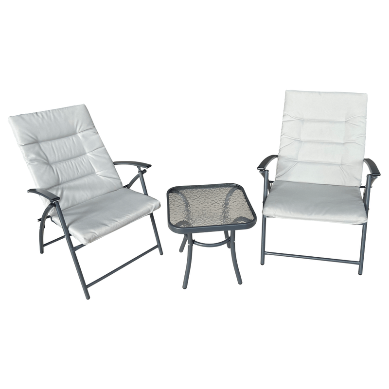 Casa si Gradina - Gradina si terasa - Mobilier exterior - Seturi mobila gradina - Set gradina 1+2, gri / gri inchis, MUSON - Infinity.ro