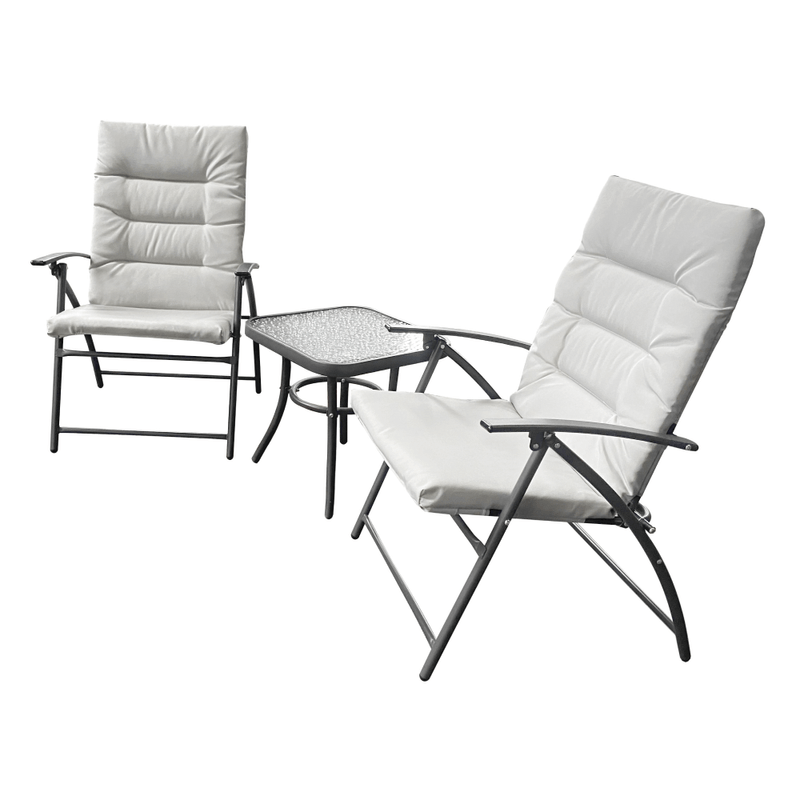 Casa si Gradina - Gradina si terasa - Mobilier exterior - Seturi mobila gradina - Set gradina 1+2, gri / gri inchis, MUSON - Infinity.ro