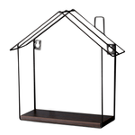 Casa si Gradina - Mobilier - Biblioteci si rafturi - Etajere - Raft suspendat, nuc / negru, KASITA - Infinity.ro