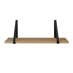 Casa si Gradina - Mobilier - Biblioteci si rafturi - Etajere - Raft suspendat, stejar / negru, SAGIRA - Infinity.ro