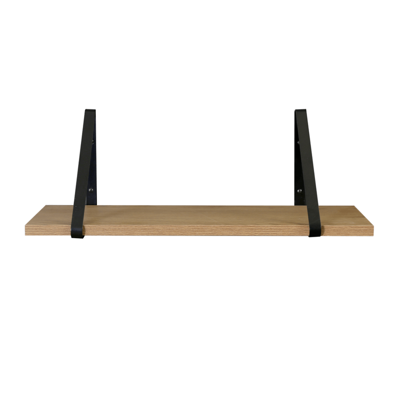 Casa si Gradina - Mobilier - Biblioteci si rafturi - Etajere - Raft suspendat, stejar / negru, SAGIRA - Infinity.ro