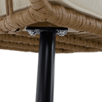 Casa si Gradina - Gradina si terasa - Mobilier exterior - Scaune si sezlonguri gradina - Fotoliu de gradina, natural / negru / bej, ARALY - Infinity.ro