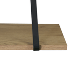 Casa si Gradina - Mobilier - Biblioteci si rafturi - Etajere - Raft suspendat, stejar / negru, SAGIRA - Infinity.ro