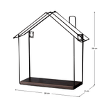 Casa si Gradina - Mobilier - Biblioteci si rafturi - Etajere - Raft suspendat, nuc / negru, KASITA - Infinity.ro