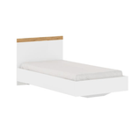 Casa si Gradina - Mobilier - Paturi si accesorii - Paturi - Pat, 90x200, alb / stejar Wotan, VILGO - Infinity.ro