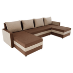 Casa si Gradina - Mobilier - Canapele si coltare - Coltare - Canapea universala, maro / bej, PAULITA U - Infinity.ro