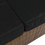 Casa si Gradina - Gradina si terasa - Mobilier exterior - Seturi mobila gradina - Set de gradina din ratan, maro deschis / negru, MADUL - Infinity.ro