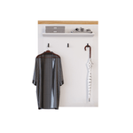 Casa si Gradina - Mobilier - Organizare si depozitare - Cuiere - Cuier de perete 90, alb / stejar Wotan, VILGO - Infinity.ro