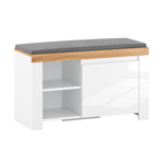 Casa si Gradina - Mobilier - Dulapuri si sifoniere - Dulapuri pantofi - Suport pentru pantofi 1D, alb / stejar Wotan, VILGO - Infinity.ro