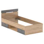 Casa si Gradina - Mobilier - Paturi si accesorii - Paturi - Pat, 90x200, stejar artisan/grafit, MICHIGAN NEW - Infinity.ro